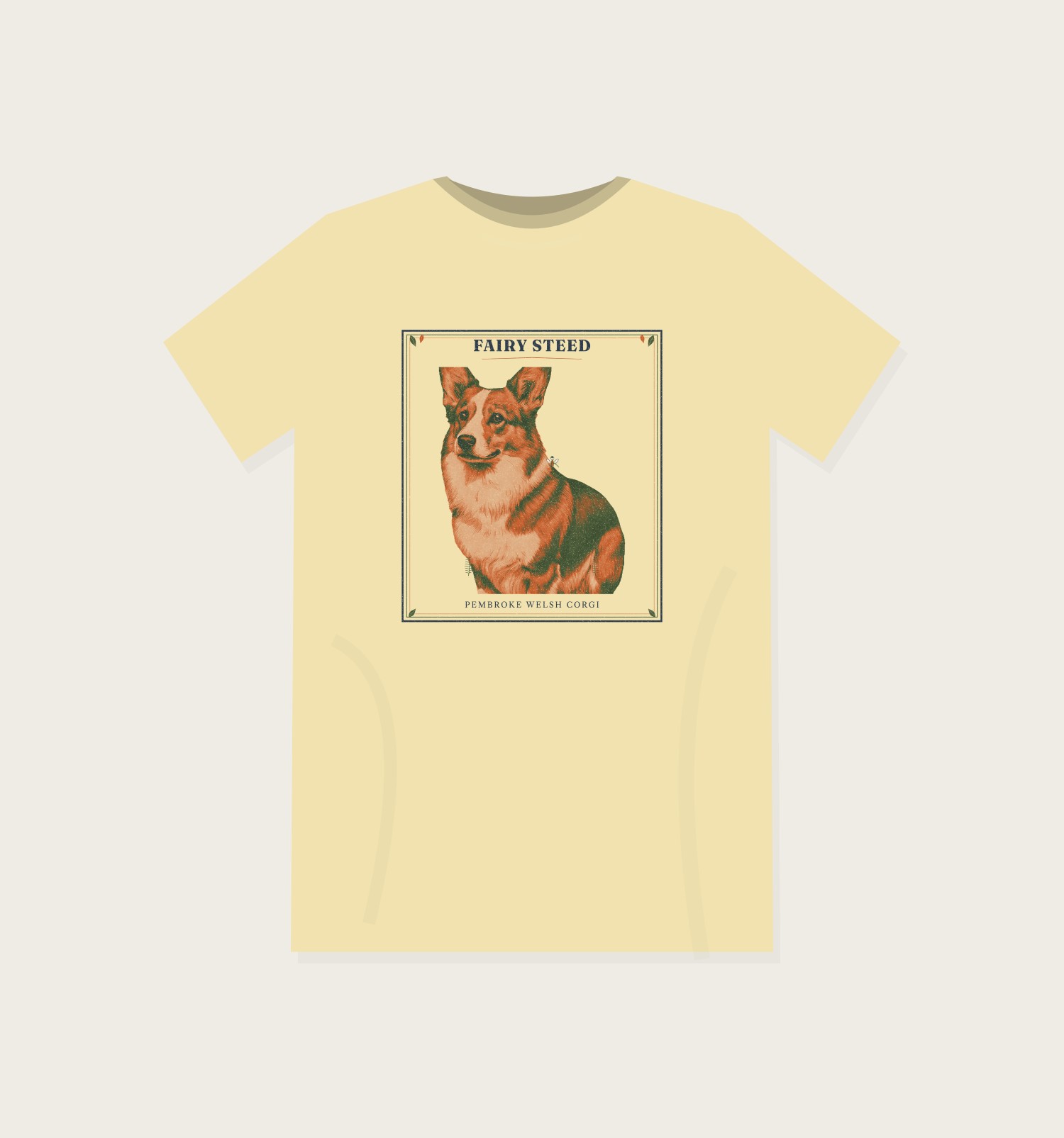 Fairy Steed Corgi tee