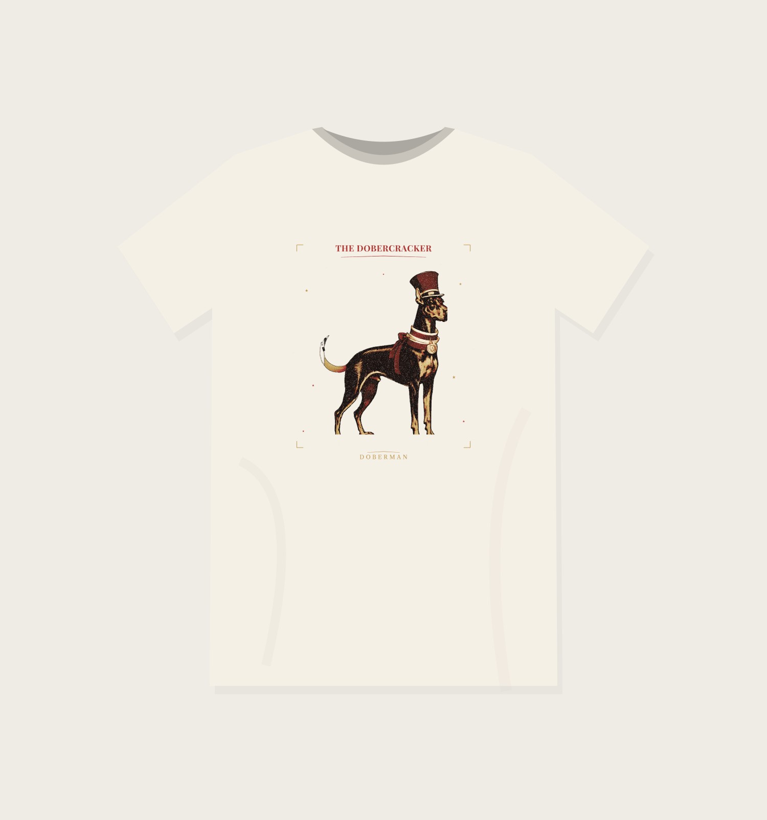 The Dobercracker Doberman oversized tee