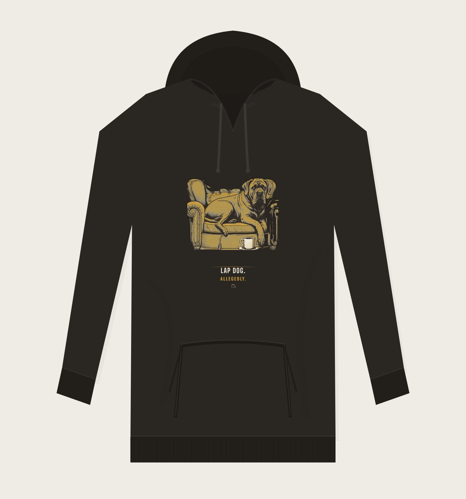 Lap Dog, Allegedly Cane Corso hoodie